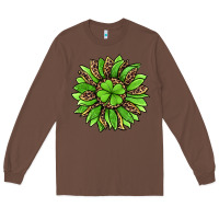 Chestnut lucky leopard st patricks sunflower Long Sleeve Tee - Jasminsmagicworld