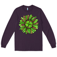 Plum lucky leopard st patricks sunflower Long Sleeve Tee - Jasminsmagicworld