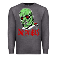 Charcoal Heather dr. phibes Premium Sweatshirt - tuanDangUi