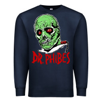 Navy dr. phibes Premium Sweatshirt - tuanDangUi
