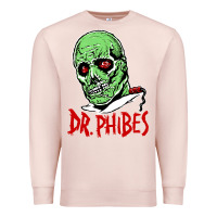 Pale Pink dr. phibes Premium Sweatshirt - tuanDangUi