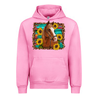 Fuchsia Pink horse sunflowers turquoise wooden serape leopard Urban Hoodie - Artiststas