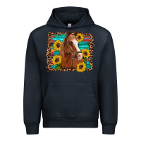 Navy horse sunflowers turquoise wooden serape leopard Urban Hoodie - Artiststas