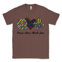 Chestnut mardi gras love peace Classic Tee - Bettercallsaul