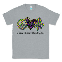Heather Grey mardi gras love peace Classic Tee - Bettercallsaul