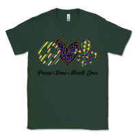 Sports Green mardi gras love peace Classic Tee - Bettercallsaul