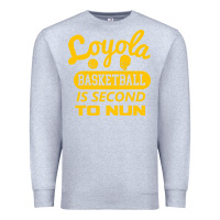 Heather Grey sister jean   loyola basketball is second to nun Premium Sweatshirt - tuanDangUi