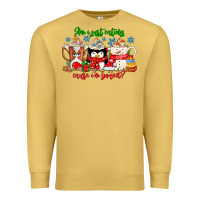 Antique Gold amiju sweating cause im bored Premium Sweatshirt - CowhideDigitalArt