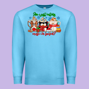 Amiju Sweating Cause Im Bored Premium Sweatshirt Designed By Cowhidedigitalart