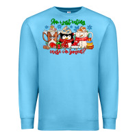 Ocean Blue amiju sweating cause im bored Premium Sweatshirt - CowhideDigitalArt