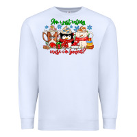White amiju sweating cause im bored Premium Sweatshirt - CowhideDigitalArt
