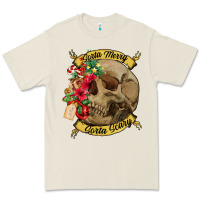 Bone Sorta merry sorta scary skull Premium Tee - NancyCooperArtShop