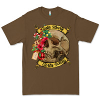 Cacao Sorta merry sorta scary skull Premium Tee - NancyCooperArtShop