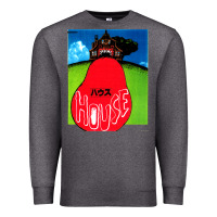Charcoal Heather house (hausu) 1977 poster Premium Sweatshirt - tuanDangUi