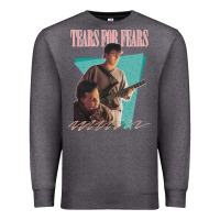 Charcoal Heather vintage style 80s tears for fears design Premium Sweatshirt - tuanDangUi