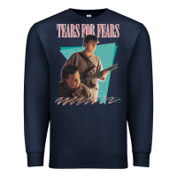 Navy vintage style 80s tears for fears design Premium Sweatshirt - tuanDangUi