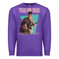 Purple vintage style 80s tears for fears design Premium Sweatshirt - tuanDangUi