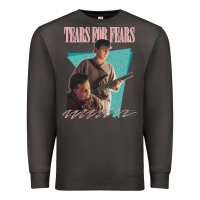 Smoke vintage style 80s tears for fears design Premium Sweatshirt - tuanDangUi