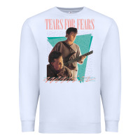 White vintage style 80s tears for fears design Premium Sweatshirt - tuanDangUi