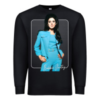 Black bobbie gentry  vintage style fan design1 Premium Sweatshirt - tuanDangUi