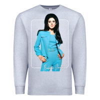 Heather Grey bobbie gentry  vintage style fan design1 Premium Sweatshirt - tuanDangUi