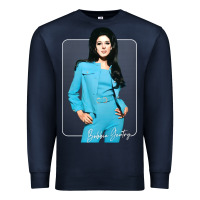 Navy bobbie gentry  vintage style fan design1 Premium Sweatshirt - tuanDangUi