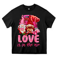 Black love is in the air with gnomies Heavy Core Tee - NancyCooperArtShop
