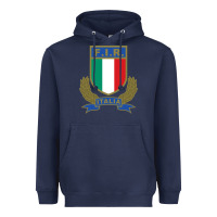 Navy italian,rugby,federation Heavyweight Hoodie - tuanDangUi