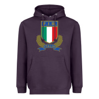 Plum italian,rugby,federation Heavyweight Hoodie - tuanDangUi