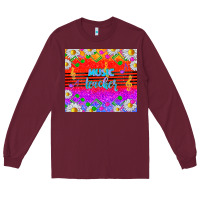 Burgundy rainbow music teacher Long Sleeve Tee - TumblerDesignByShophia