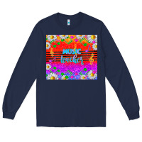 Navy rainbow music teacher Long Sleeve Tee - TumblerDesignByShophia