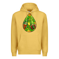Antique Gold st.patrick's teardrop earrings Premium Hoodie - FaDigitalArtStudio