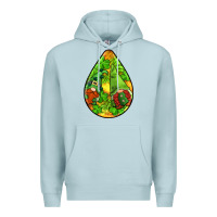 Blue Mist st.patrick's teardrop earrings Premium Hoodie - FaDigitalArtStudio