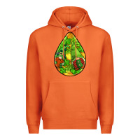 Carrot st.patrick's teardrop earrings Premium Hoodie - FaDigitalArtStudio