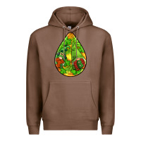 Chestnut st.patrick's teardrop earrings Premium Hoodie - FaDigitalArtStudio