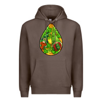 Coffee st.patrick's teardrop earrings Premium Hoodie - FaDigitalArtStudio