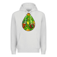 Dove Grey st.patrick's teardrop earrings Premium Hoodie - FaDigitalArtStudio