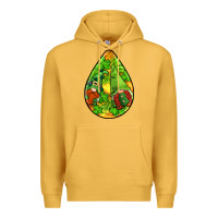 Mustard st.patrick's teardrop earrings Premium Hoodie - FaDigitalArtStudio