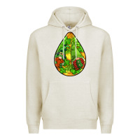 Oatmeal Heather st.patrick's teardrop earrings Premium Hoodie - FaDigitalArtStudio