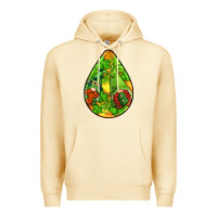Pina Colada st.patrick's teardrop earrings Premium Hoodie - FaDigitalArtStudio
