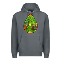 Rock st.patrick's teardrop earrings Premium Hoodie - FaDigitalArtStudio