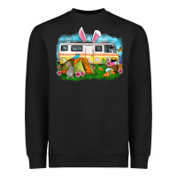 Black Easter Day camper Heavyweight Sweatshirt - OliviaCreatesArt