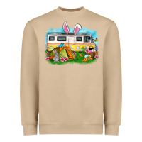 Mushroom Easter Day camper Heavyweight Sweatshirt - OliviaCreatesArt