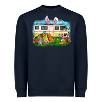 Navy Easter Day camper Heavyweight Sweatshirt - OliviaCreatesArt
