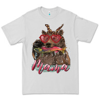 Dove Grey Mother's Day Glasses Leopard Bandana Mama Bear Hunting Fish Premium Tee - RanaPortraitStore