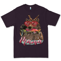 Plum Mother's Day Glasses Leopard Bandana Mama Bear Hunting Fish Premium Tee - RanaPortraitStore