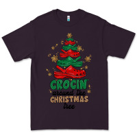 Plum crocin around the christmas tree Premium Tee - MaliasSmallBusiness