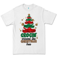 White crocin around the christmas tree Premium Tee - MaliasSmallBusiness
