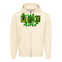 Sandshell one lucky mama st patricks Zipper Hoodie - FaDigitalArtStudio
