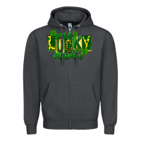 Smoke one lucky mama st patricks Zipper Hoodie - FaDigitalArtStudio